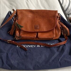 Dooney & Bourke Tan Leather Crossbody Bag